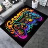 Creative Gaming Rug for Boys Room Decor Gamepad Design Rug Carpet for E-sports Room Bedroom Non-slip Machine Floor Mat Doormat