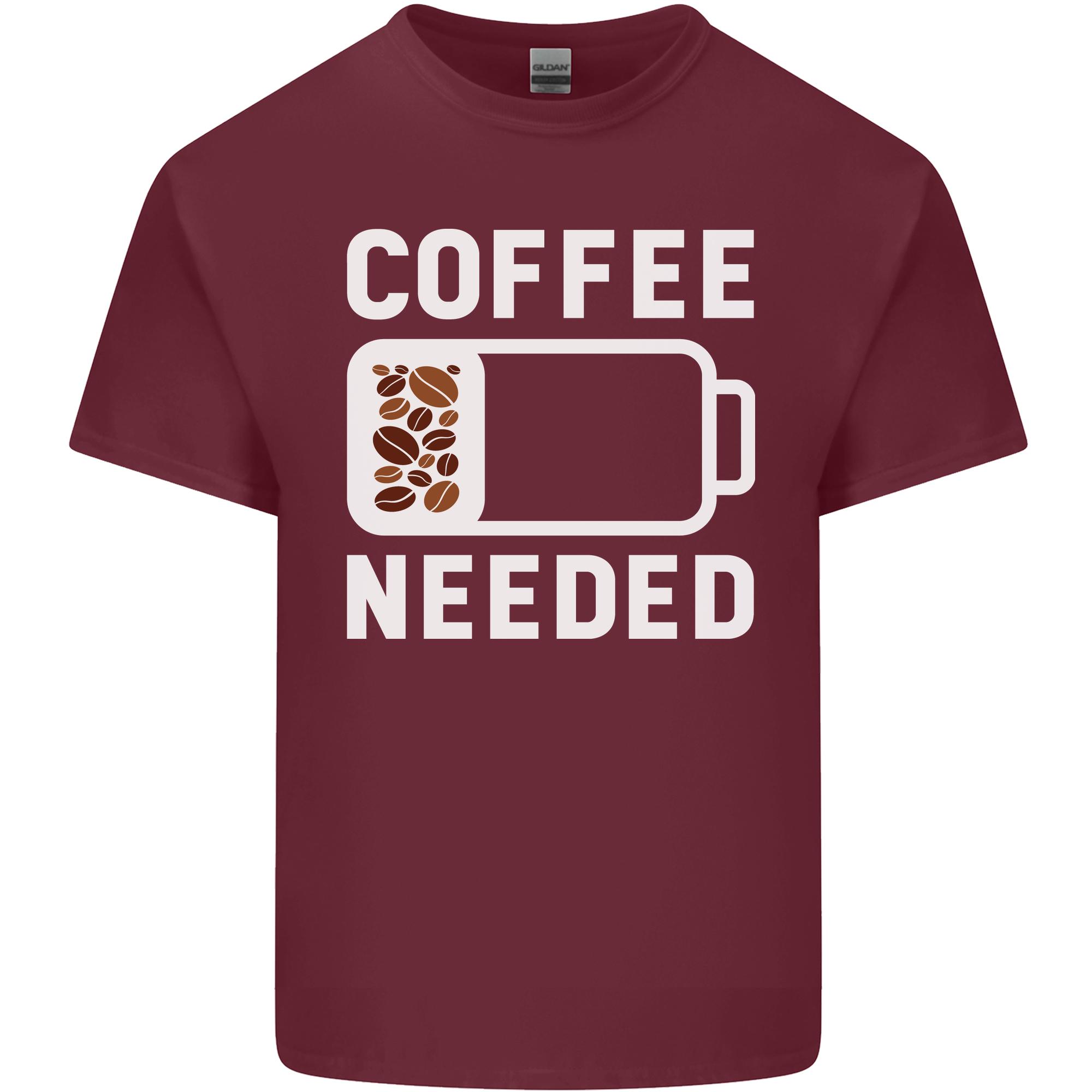 Coffee Needed Funny Addict Unisexs Light Cotton TShirt S