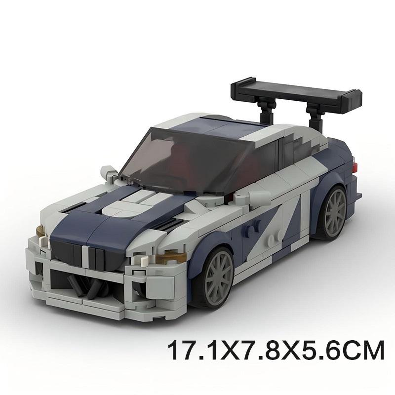 

MOC-162637 BMW M3 E46 GTR Конструктор Игрушка Совместим с кубиками LEGO 417 pieces