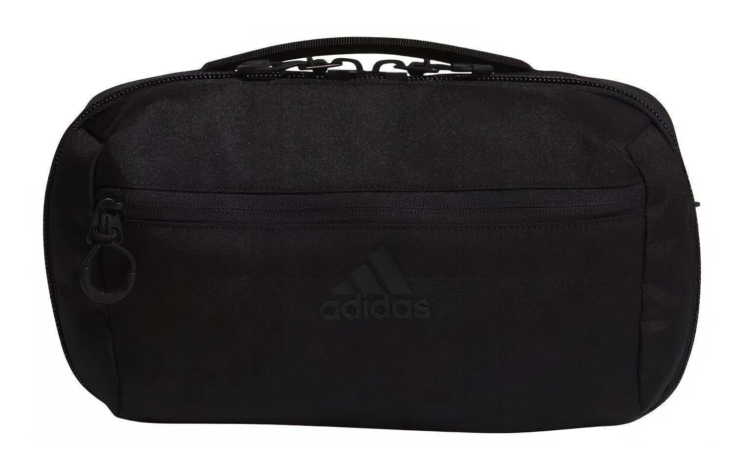 Adidas Нейлоновая поясная сумка Нагрудная сумка Обычная Унисекс Черный FK2237
