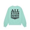 ALL EYES DOWN Crack Logo Sweatshirts(Mint)