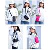 Women Nylon Cell Phone Purse Travel Crossbody Bag Wristband Sport Armband
