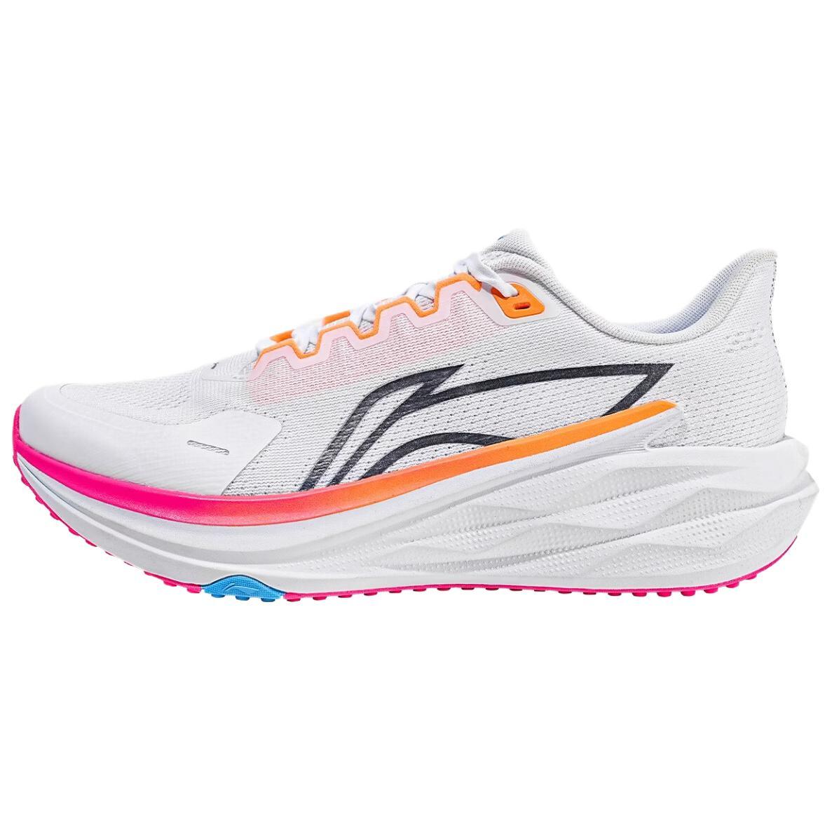 

Li Ning Дышащие Устойчивые к истиранию Упругие Низкие Повседневные Беговые Кроссовки Мужские Бело-оранжевые ARBV011-4 41