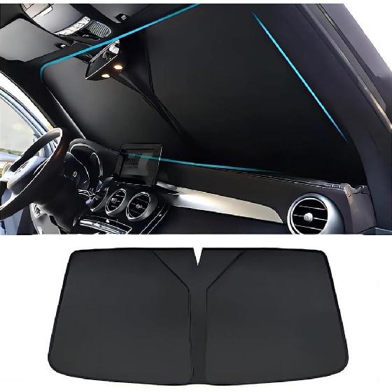 Car Windscreen Sun Shade for Toyota 4Runner 2003 2004 2005 2006 2007 2008 2009 Front Windshield Sunshade Foldable Cover Visor Sunshades Interior