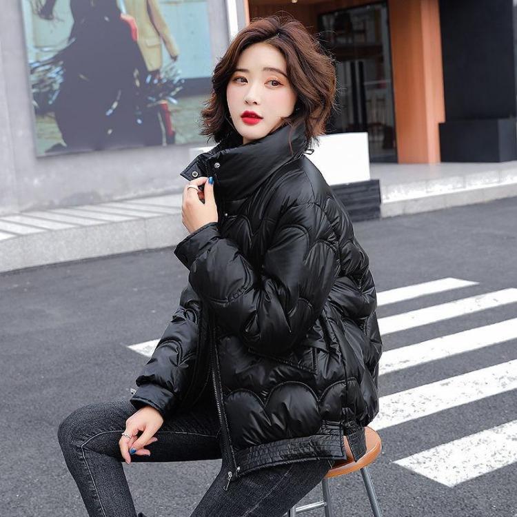 New Korean Winter Loose Cotton Padded Jacket Small Down Coat Glossy Stay Warm Winter Jacket