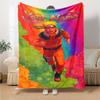 Naruto Character Personalized Text Blanket Lightweight Personalized Blanket Comfortable Great for Chair Office Nap Office Chair Four Seasons Universal