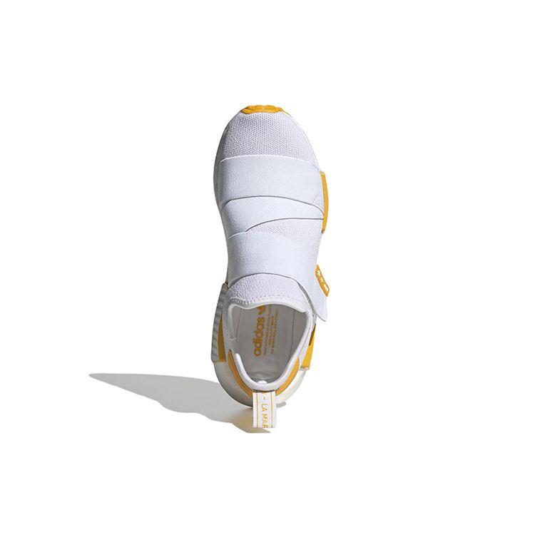 Adidas NMD_R1 Strap White Collegiate Gold Women Sneakers Cloud-White HP2360