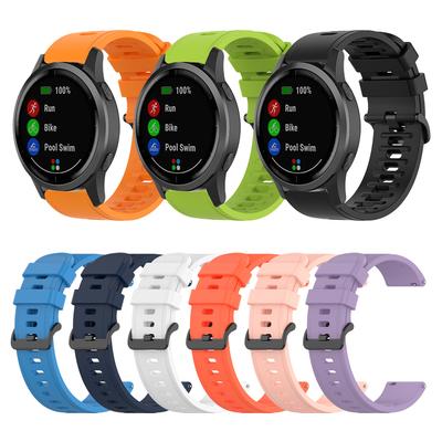 Silicone Watchband For Garmin Vivoactive 4 Vivoactive 3 Forerunner 245 645 Music Wrist Strap Band For Garmin Venu Bracelet 22 20