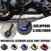 Scooter and Motorcycle Accessories, Extended Foot Pad Support Plate, Aluminum Alloy Foot Side Bracket, Convenient and Practical