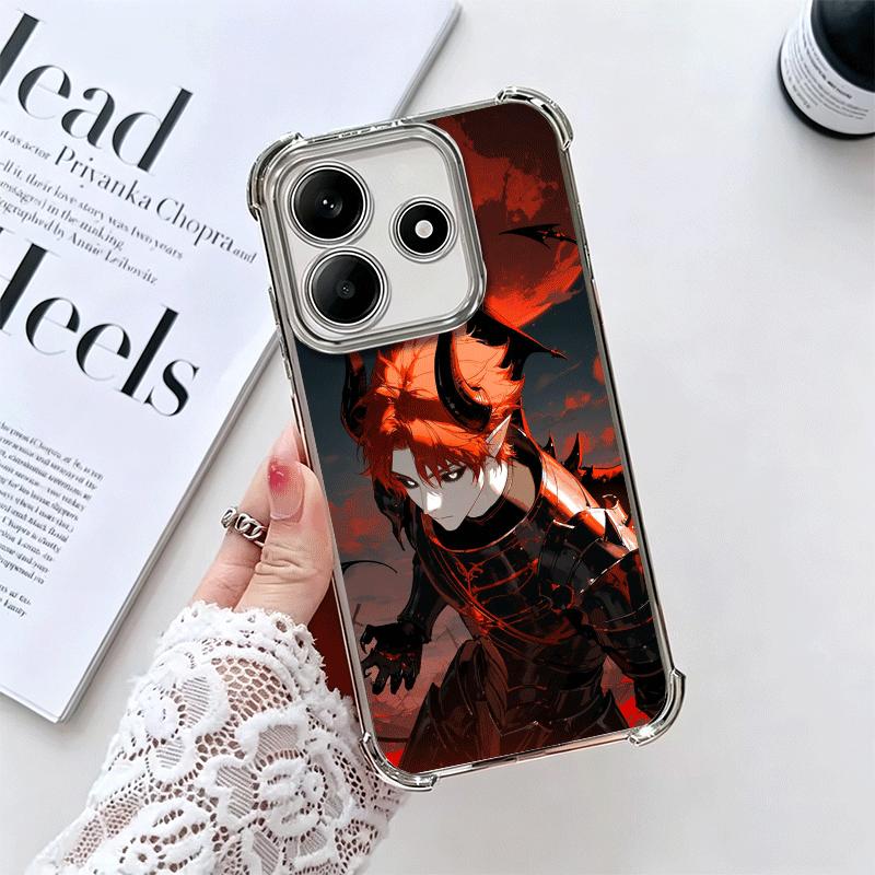 

Devil Bad Boy Anime Style Plating Phone Case For Xiaomi Redmi Note 14 15 Pro Plus 13 12 11 11S 11T 10 9S 9 5G Anti-Fall Airabag Redmi Note 11T 5G