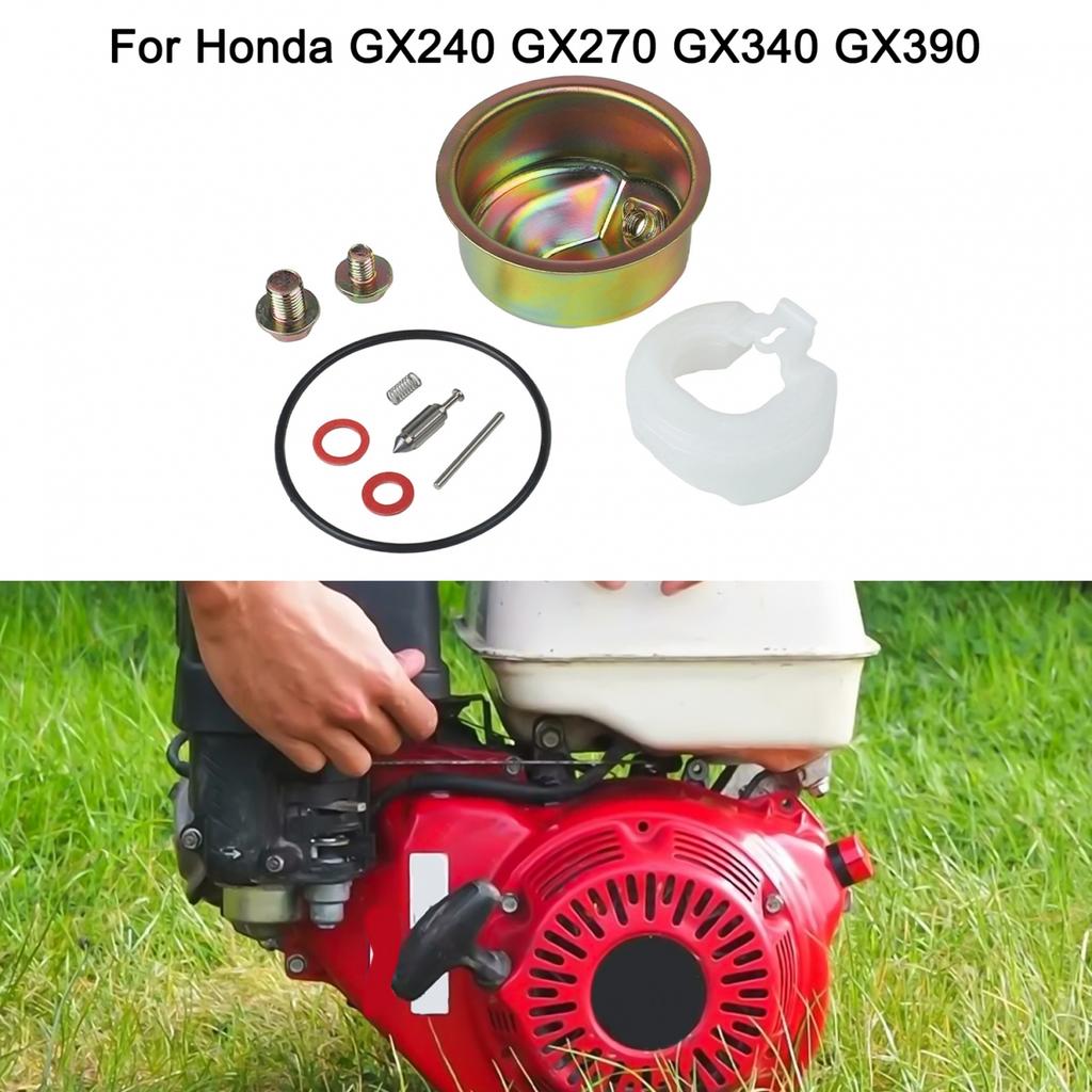 Replacement Parts Needle Bowl Float Gasket and Seal Pin for Honda Engines