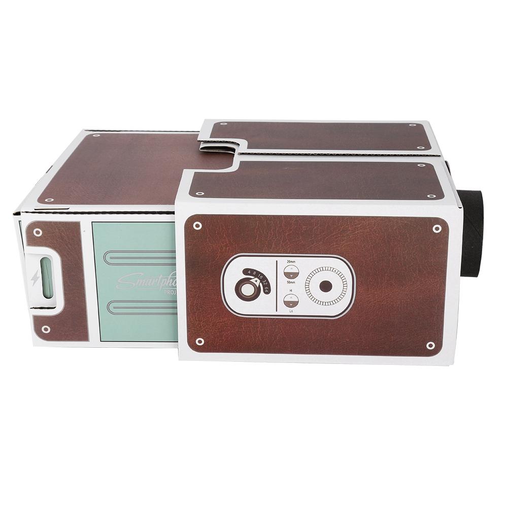 Portable DIY Projector, Projector, for Mobile Phone Home Theater Smart Phone Cinema