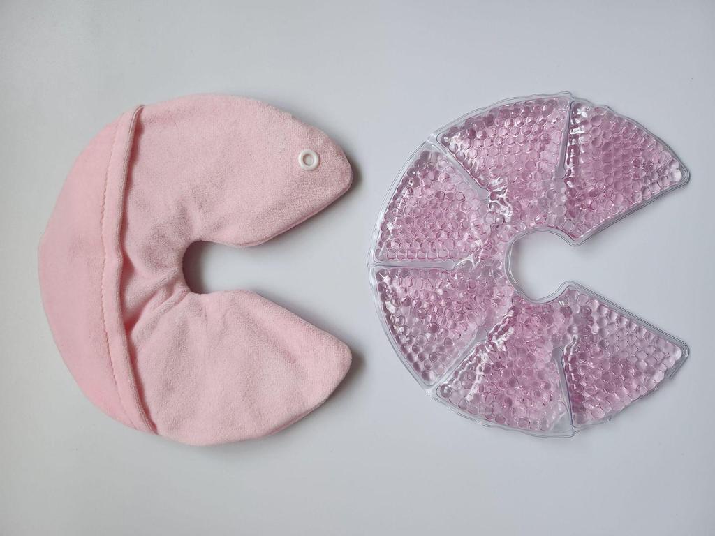 Compresă Caldă/Rece pentru Sâni pentru Ameliorarea Canalelor Lactifere și Congestie