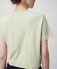 MUSINSA STANDARD WOMAN Women'S Crew Neck Crop T-Shirt [Pale Green]