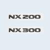 NX200 NX300 NX200t NX300h HYBRID Noir Brillant Lettres 3D WJHEG5 Emblème Autocollant Badge Arrière Coffre Voiture Accessoires Pour Série NX