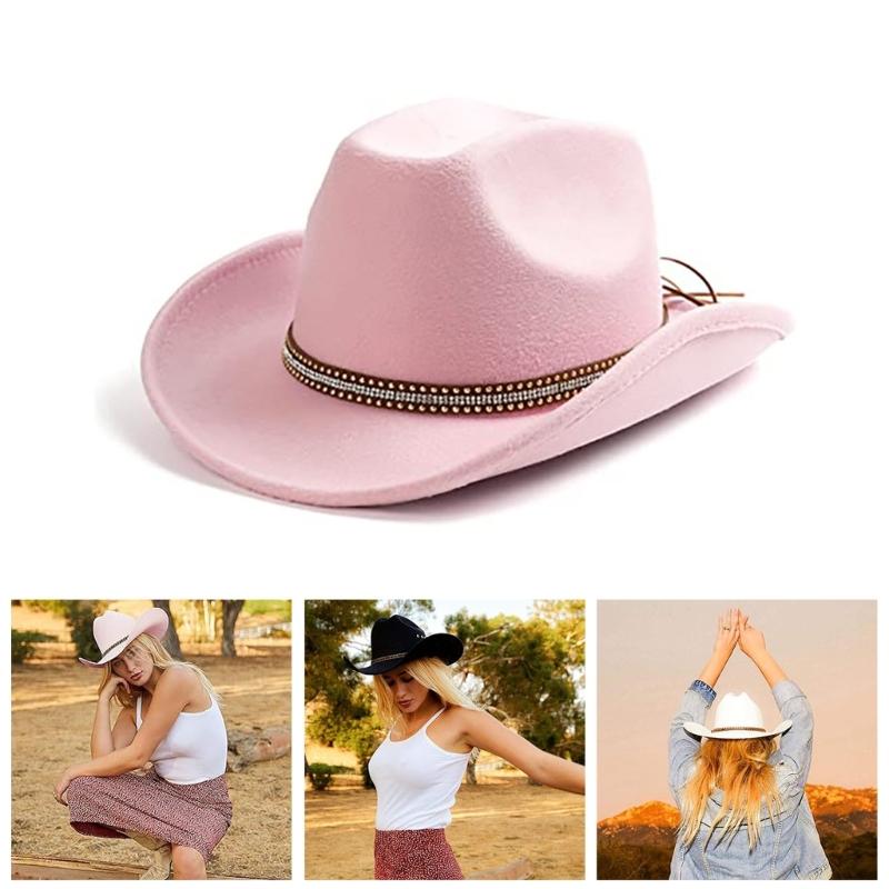 Cowboy Hat Casual Knight Hat Disco Prom Props for Bachelorette Party