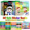 20 Sticker Books Concentration Potential Development Stickers Children'S Enlightenment Baby Early Education Books