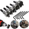 5 Pieces Hole Drill Bit Set High-Speed Wear-Resistant Drilling Cutter Hole Saw Drill Bit for Door Lock Installation Metal Sheet