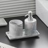 Hotel Bathroom Hand Lotion Press Shower Gel Shampoo Lotion Bottle Mouthwash Cup Separate Bottle Bathroom Accessories Dispenser