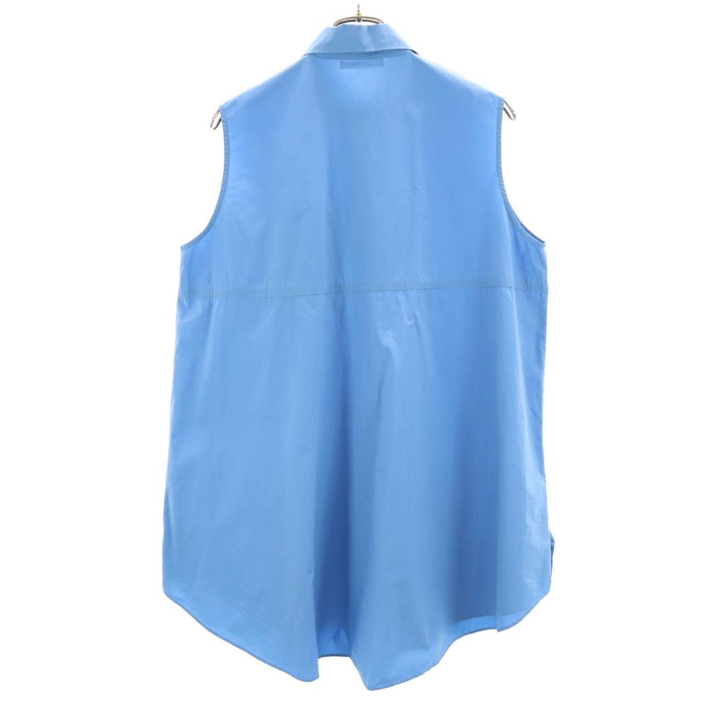 SNIDEL No sleeve mini Shirt dress ONE blue Women Used