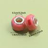 30/50/100pcs Jelly Color Mixed Garden Beads European Craft Beads Large Hole Interval Beads DIY Jewelry Bracelet Necklace Jewelry Making