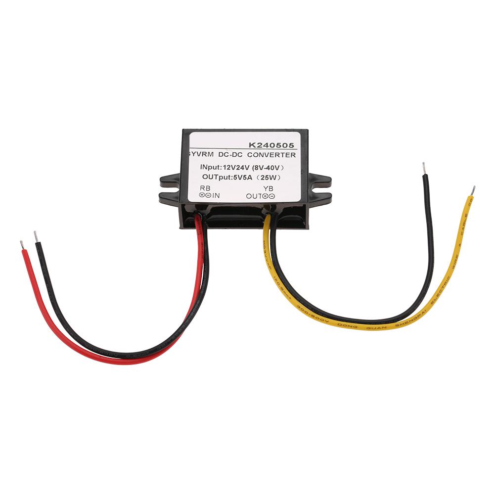 12V 24V to 5V 5A DC DC Buck Converter Step Down Power Supply Module
