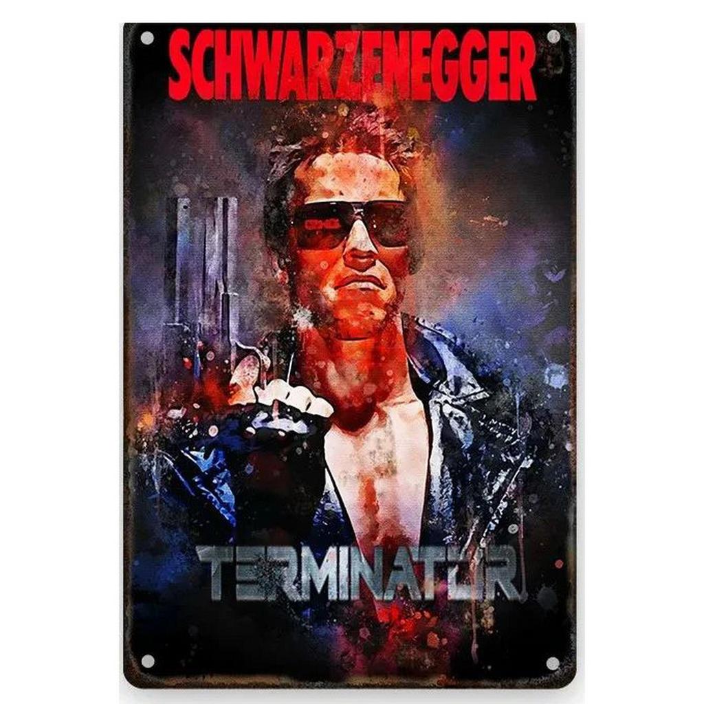 Vintage Metal Tin Signs Breaking Movie Wall Art Posters Plate Wall Decor for Home Film Bars Man Cave Cafe Clubs Garage Retro