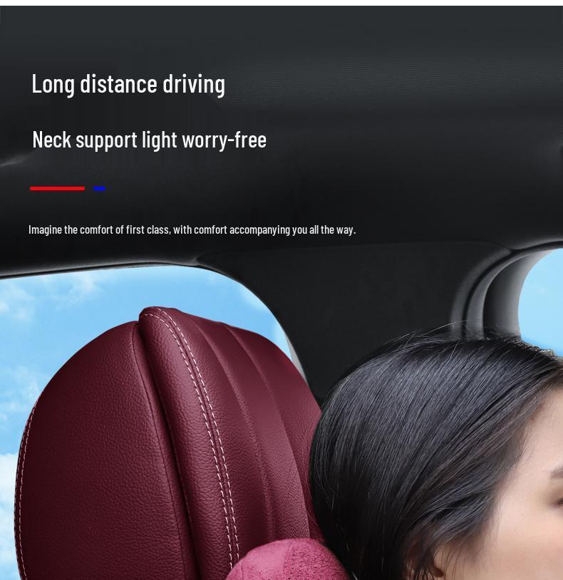 Atmungsaktive Nackenstützen-Kopfstützen aus Wildleder für Jaguar XEL/XFL/F-PACE Autositze