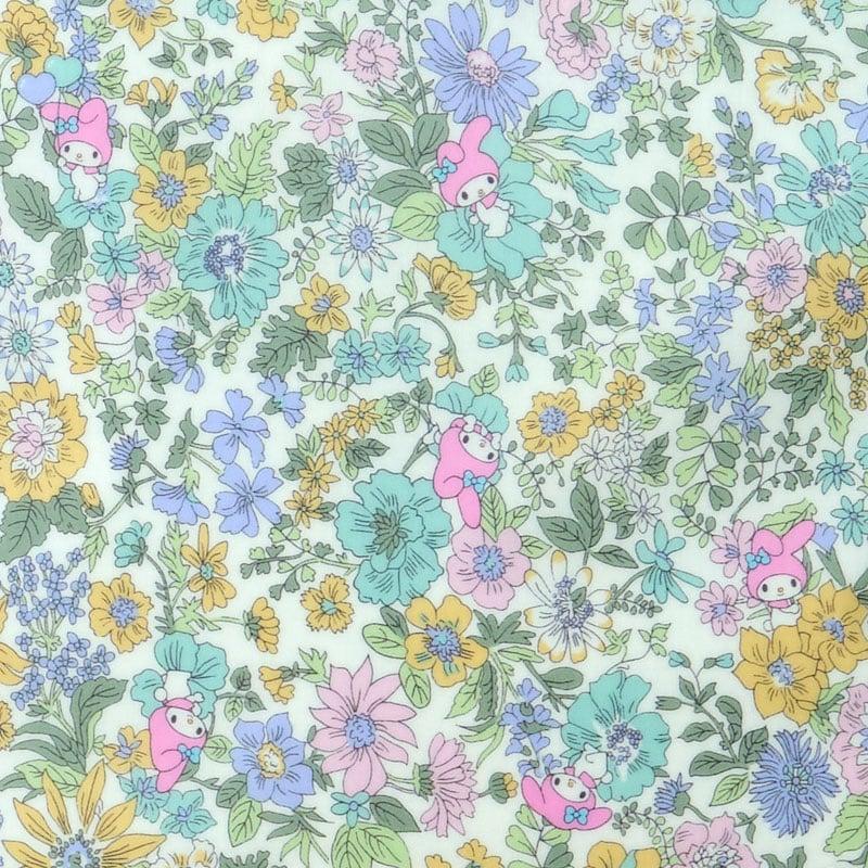 Sanrio My Melody Liberty Fabrics Tote Bag L (Flower) Japan NEW Sanrio Characters