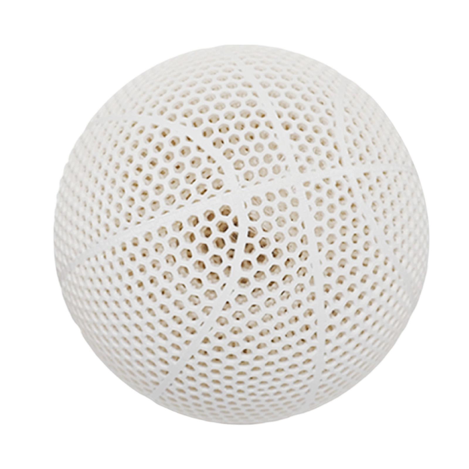 

3D, напечатанный Безвоздушный Баскетбольный мяч, Не требует накачивания, Высокий, Подходит для использования как в помещении, так и на открытом воздухе. One Size белый