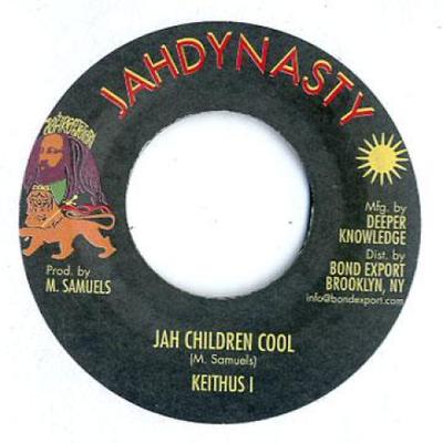 7-Zoll Schallplatte KEITHUS I - Jah Children Cool / Dub DKR078 Jah Dynasty/Dig 1975 US Reggae, Ska & Dub