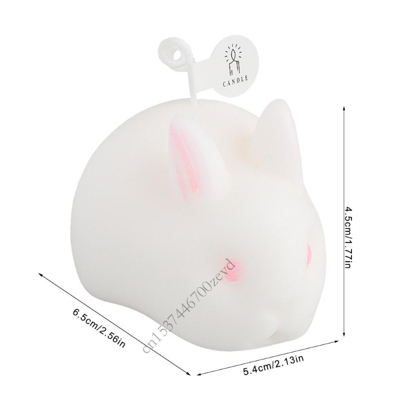 Festives Rabbit Scented For Middle Autumn Home Decors Soybean Wax Blend Holiday Fragrances Accessories Gift P9YB