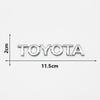 3D ABS Glossy Black Silver Letters Trunk Emblem WEFDHG5 Stickers Car Accessories Modified For Toyota camry chr corolla rav4 Car Sticker