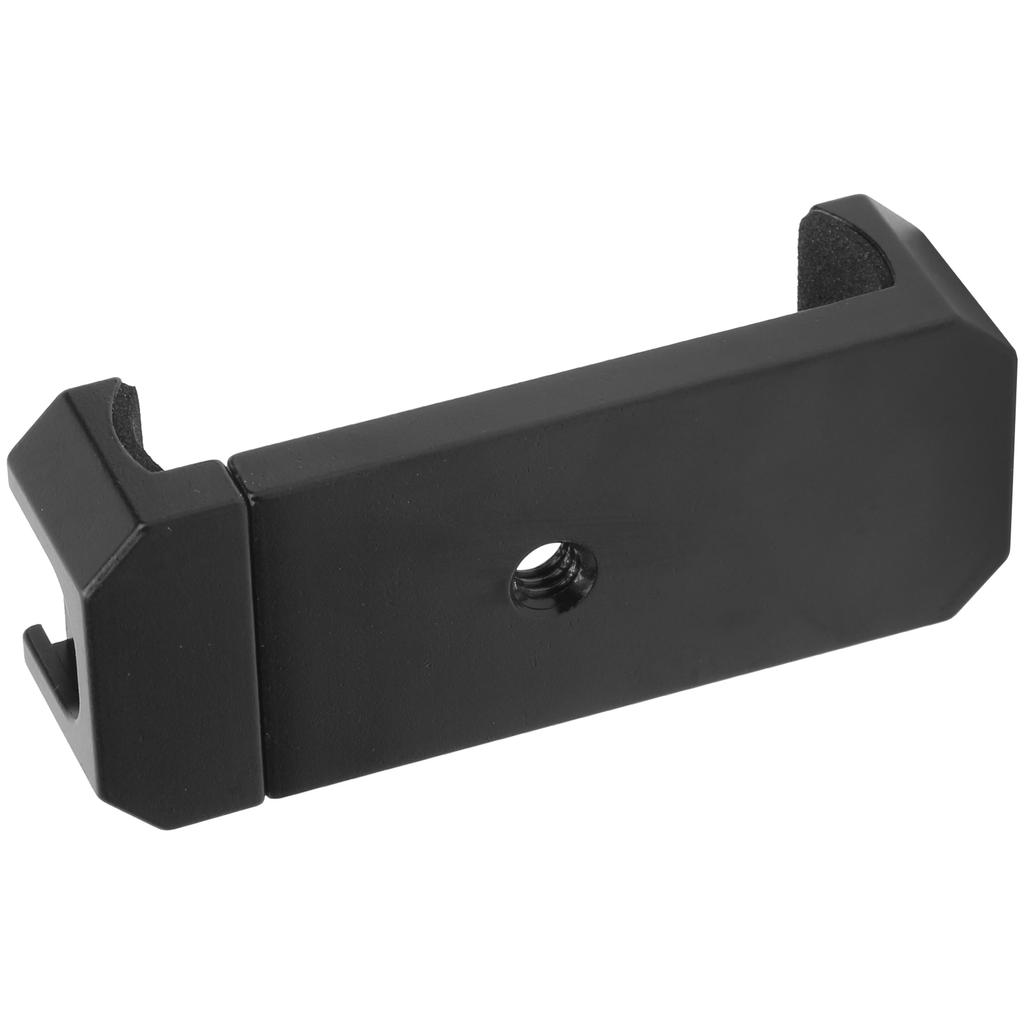 Smartphone-klemme i aluminiumslegering Mobiltelefonholder med blitssko 1/4-tommers skruehull