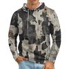 Men's Loose-fitting Casual Camouflage Print Hooded Sweatshirt
