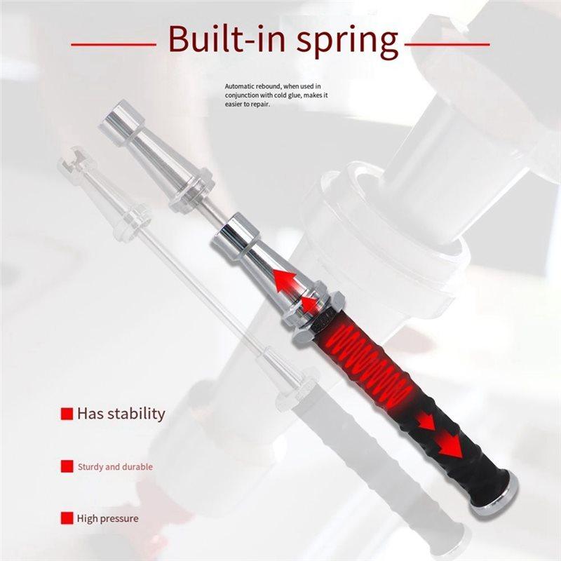 Small Pull Hammer Car Dent Repair Sliding Hammer Tool Spring Telescopic Mini Anti-Skating Hail Pull Hammer Tool