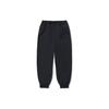 Li Ning X Jackie Chan Collaboration Kung Fu Series Solid Color Mid Waist Tapered Knit Sports Pants Men Bottoms Black AKXU171-1