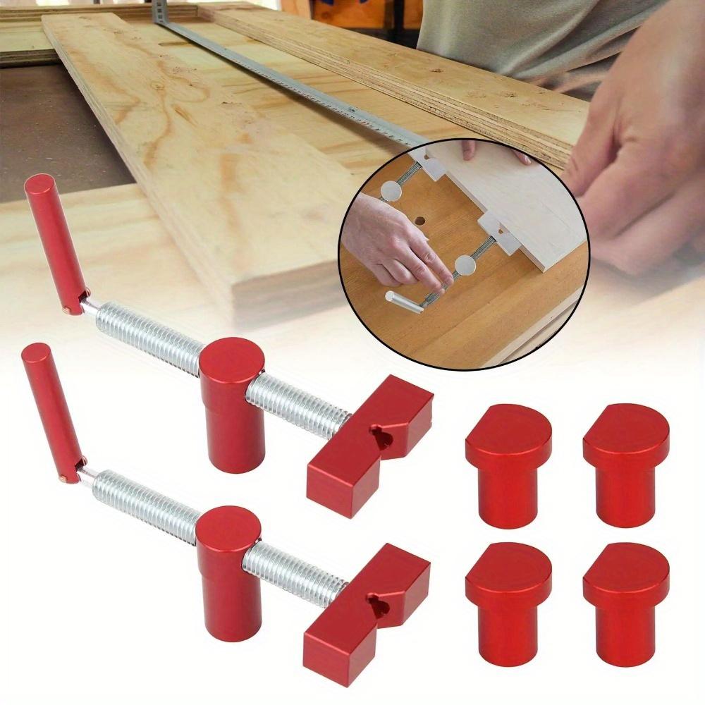 6Pcs Woodworking Adjustable Desktop Clip Steel Fast Fixed Clip Clamp Fixture Vise Benches Joinery Carpenter Tool for 20mm Hole