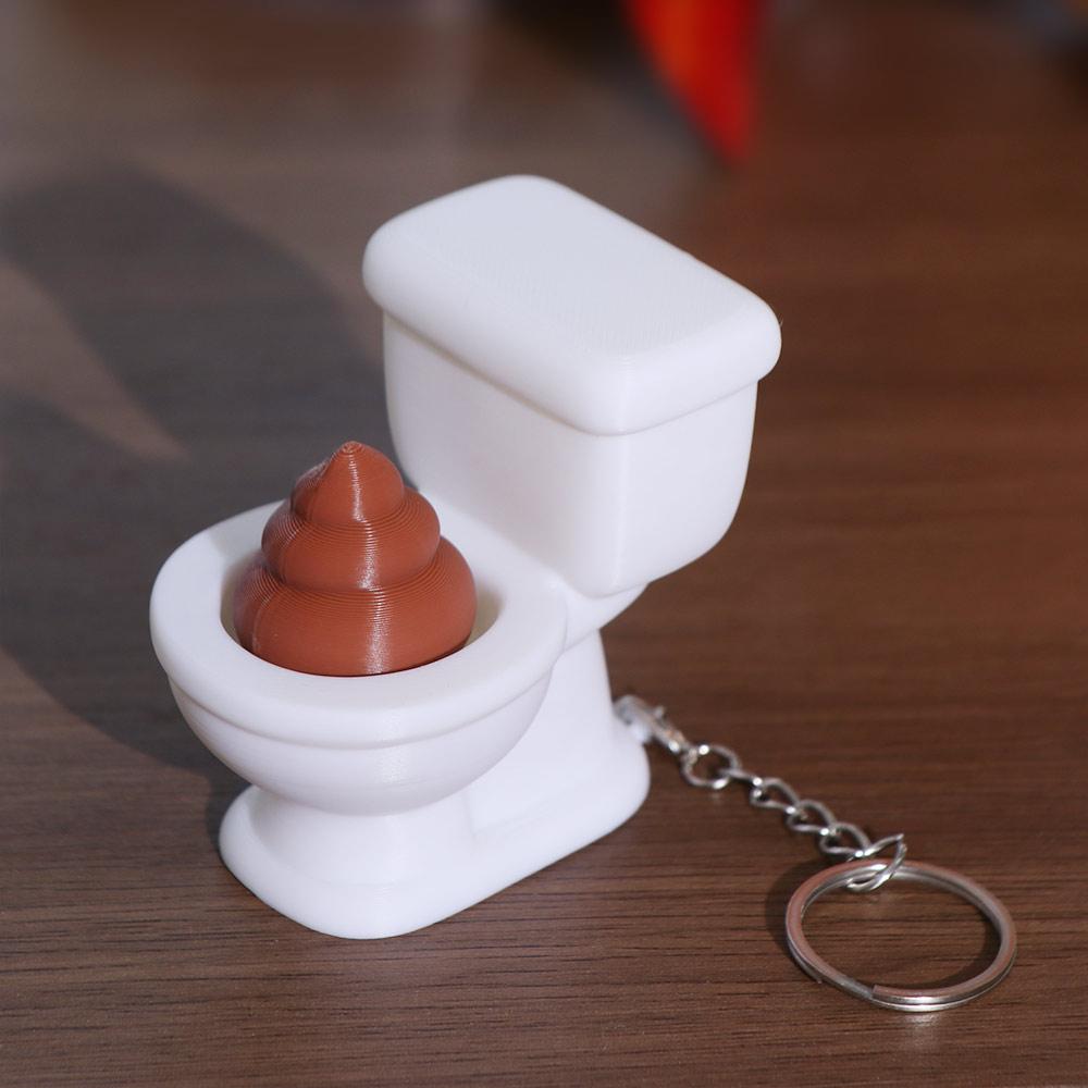 Creative Button Clicker Keyring Relaxed Press Keyboard Keychain  Office Home