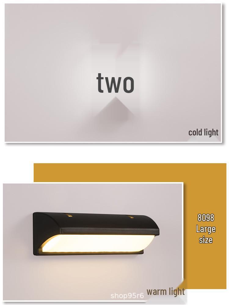 Nordic Creative Waterproof LED Outdoor Wall Lamp for Courtyard, Corridor, Hallway, Balcony