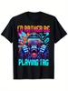 Lustiges Gamer Vintage Bruh Ich Würde Lieber Fangen Spielen Herren Damen T-Shirt für Jungen Fa