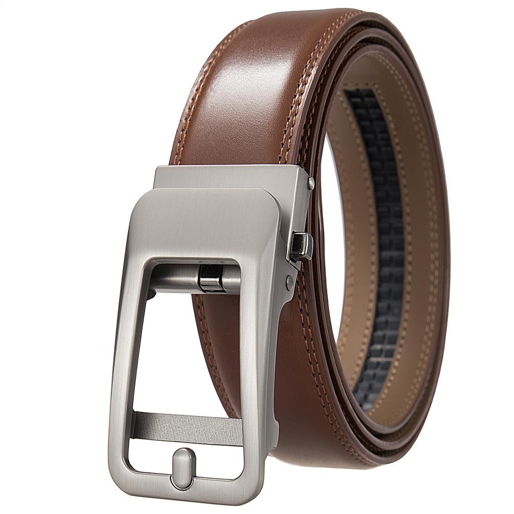 

1 мужской ремень, множество вариантов, автоматическая пряжка, двухслойный ремень из коровьей кожи Ly36-561011-1 110-130