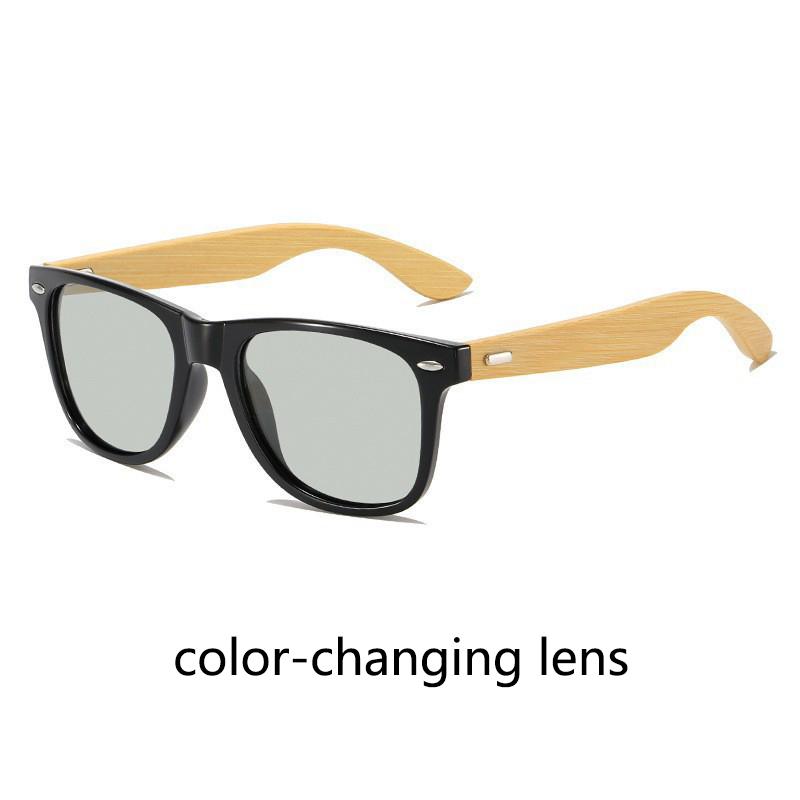 New Vintage Square Sunglasses Women Men Wooden mirror legs Round Sun Glasses Female Eyewear for Male Female Eyeglasses