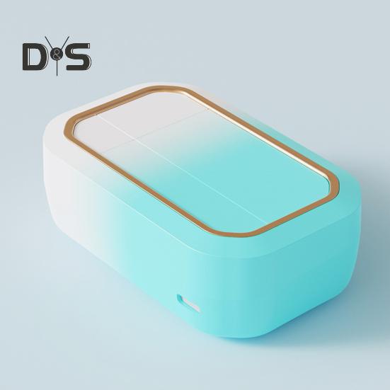 Ultrasonic Contact Lens Cleaner with 4 Timing Modes 360-degree High-Frequency Vibration USB Rechargeable Contact Lens Cleaner Machine