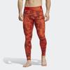 Adidas SS23 French Open Series Tie-Dye Full Print Tight Fitness Leggings Men Leggings Red HS6789
