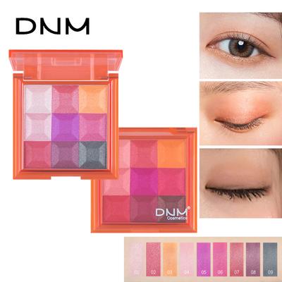 DNM Nine Palettes Lidschatten-Palette, sanfte Milch, Aprikose, rauchige Rose, Mango, Pfirsich, mehrfarbige Lidschatten-Kollektion