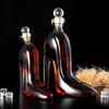 Elegant High-Heel Shoe Wine Decanter - Lead-Free Transparent Glass Ideal for Red Wine Enthusiasts Perfect As a Decorative Piece or Gift Adds Elegance