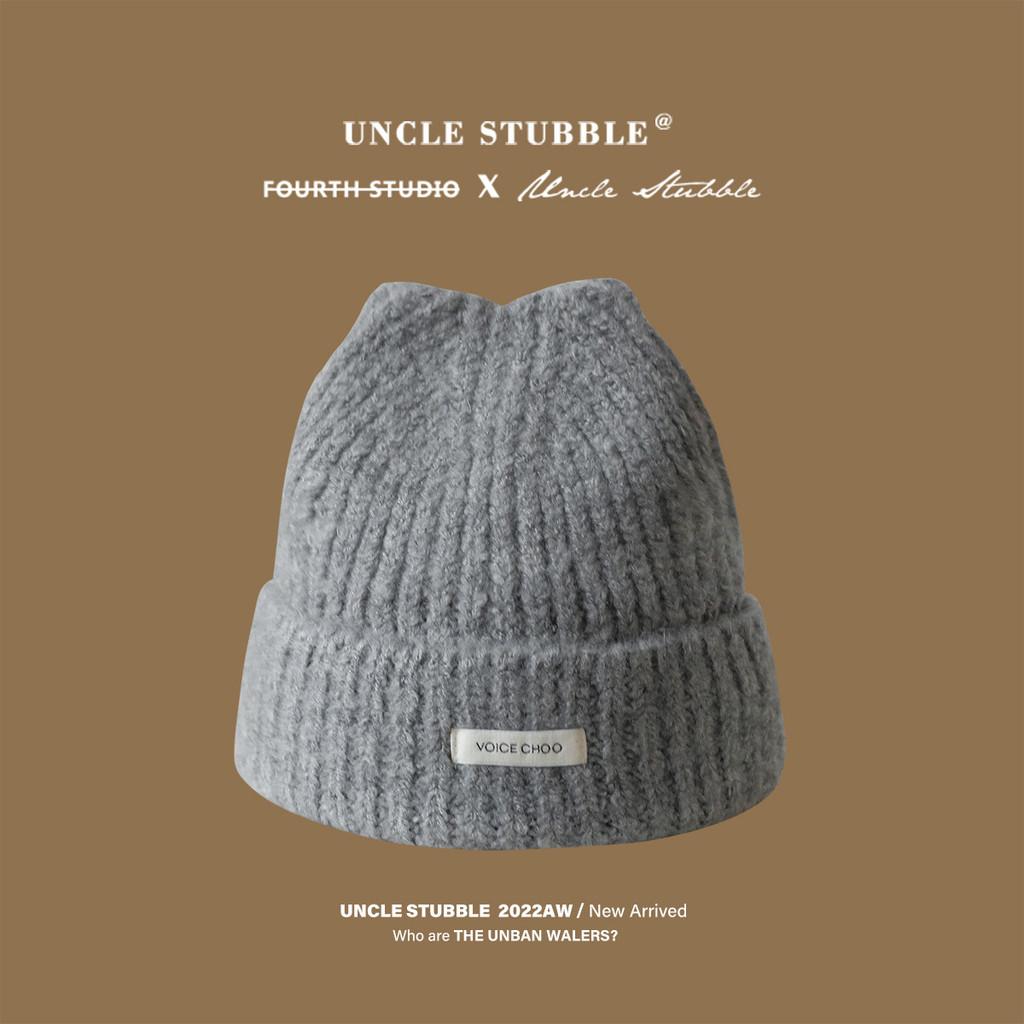 Women Woolen Knitted Beanie Cat Ear Solid Color Cold Protect Winter Fashion