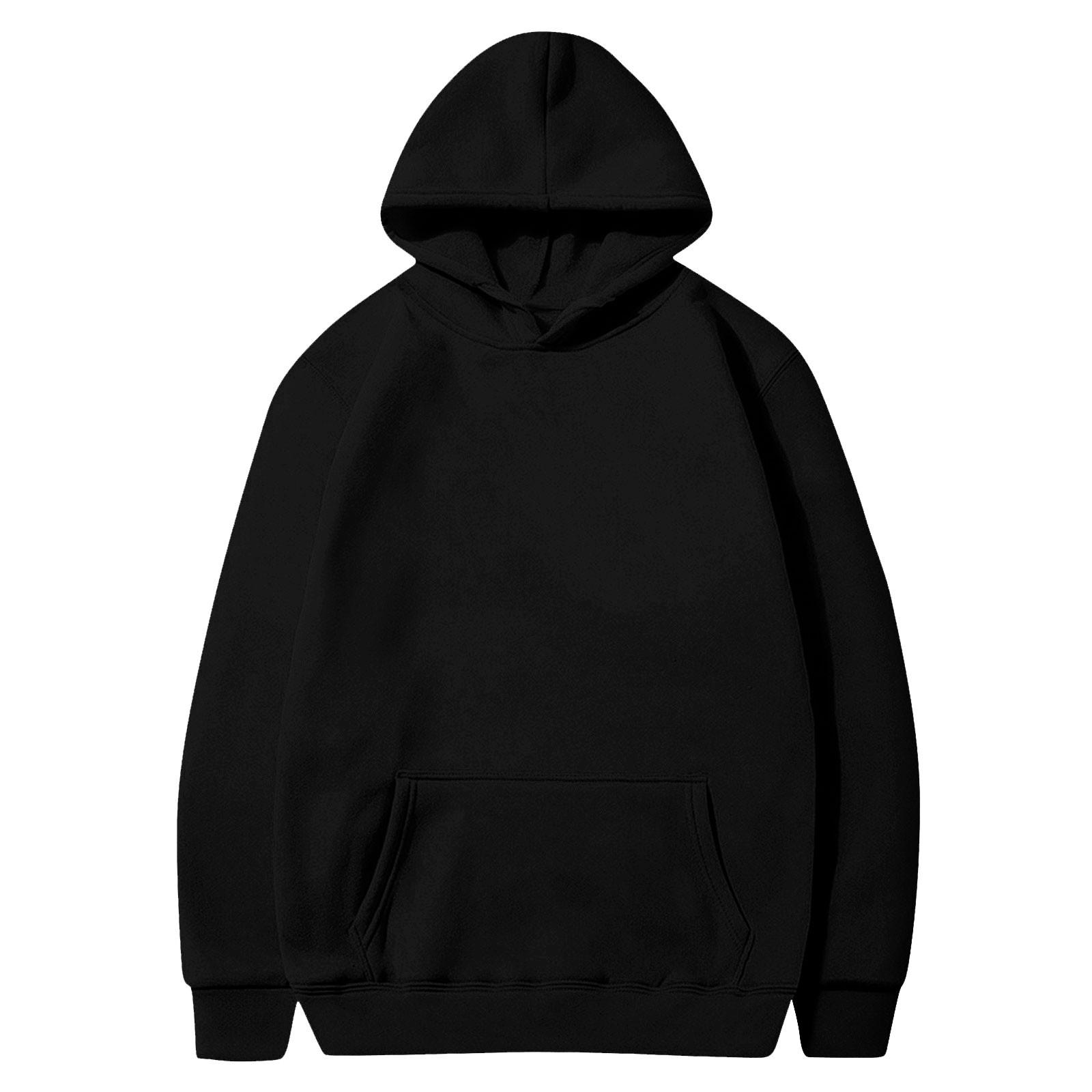 Женская осенне-зимняя однотонная флисовая толстовка с капюшоном — фото 5