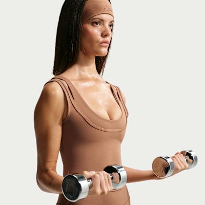 Women's Nike X Skims Matte Sleeveless Sports Shirts Women's Carob Brown Moderate